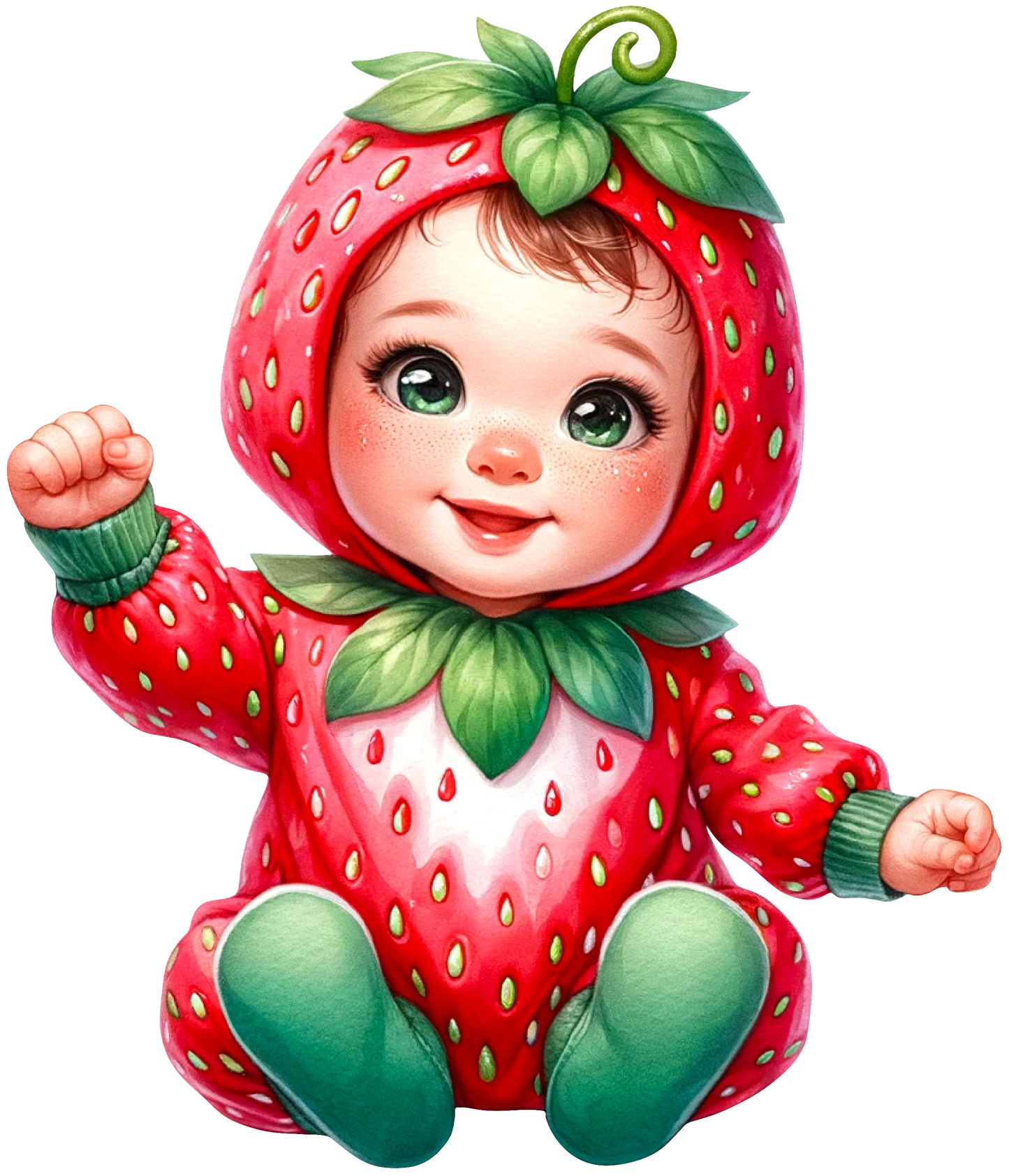 Baby in Strawberry Suit