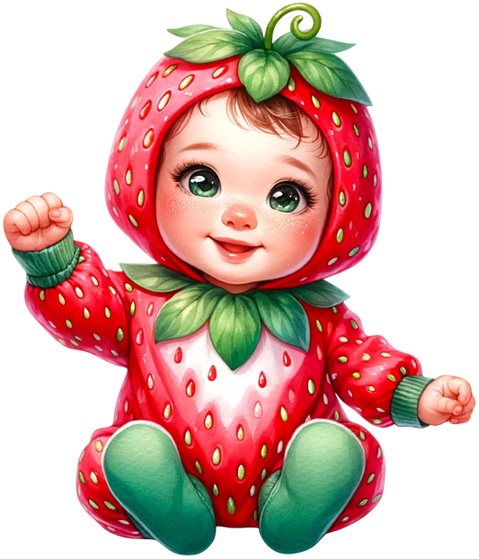 Baby in Strawberry Suit