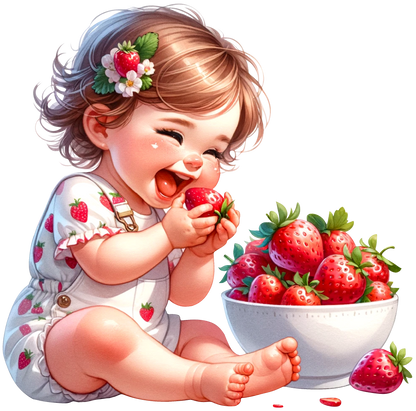 Eating Strawberries