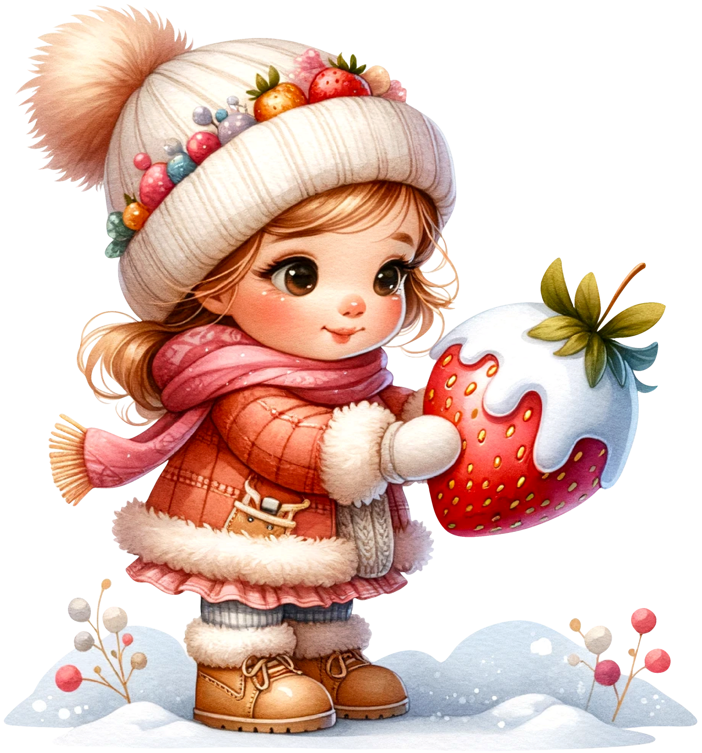 Snowy Strawberry