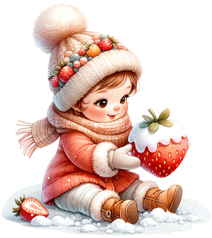 Strawberry in Snow