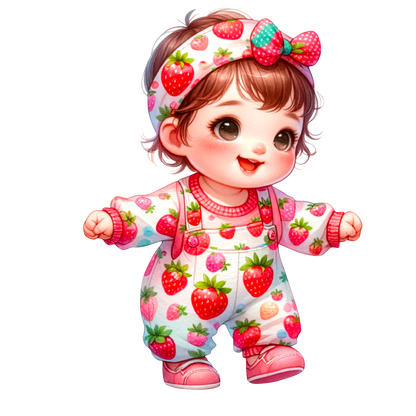 Strawberry Baby Walking