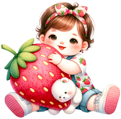 Strawberry Plush Baby