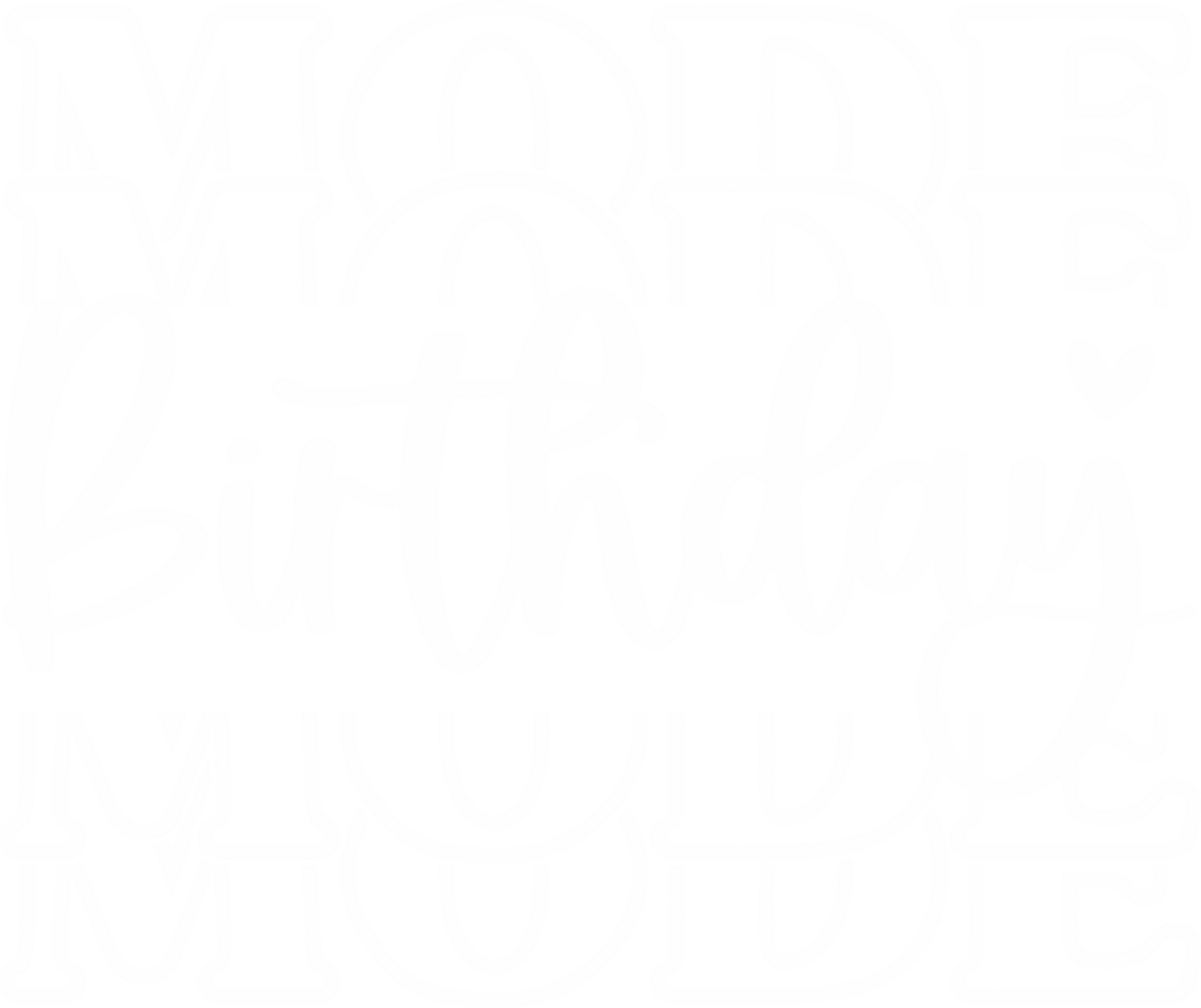 Birthday Mode White