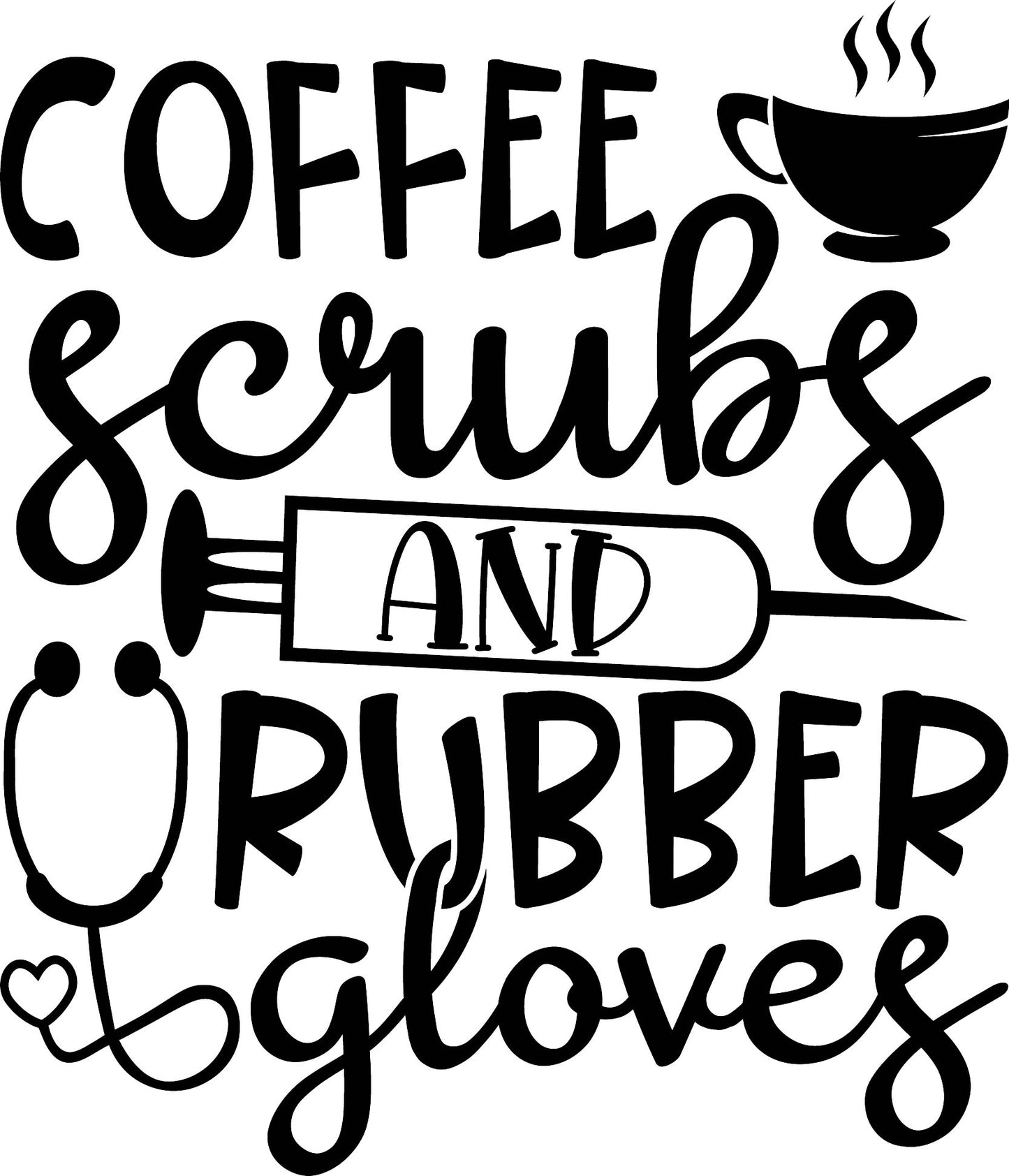 Coffee Scrubs and Rubber Gloves