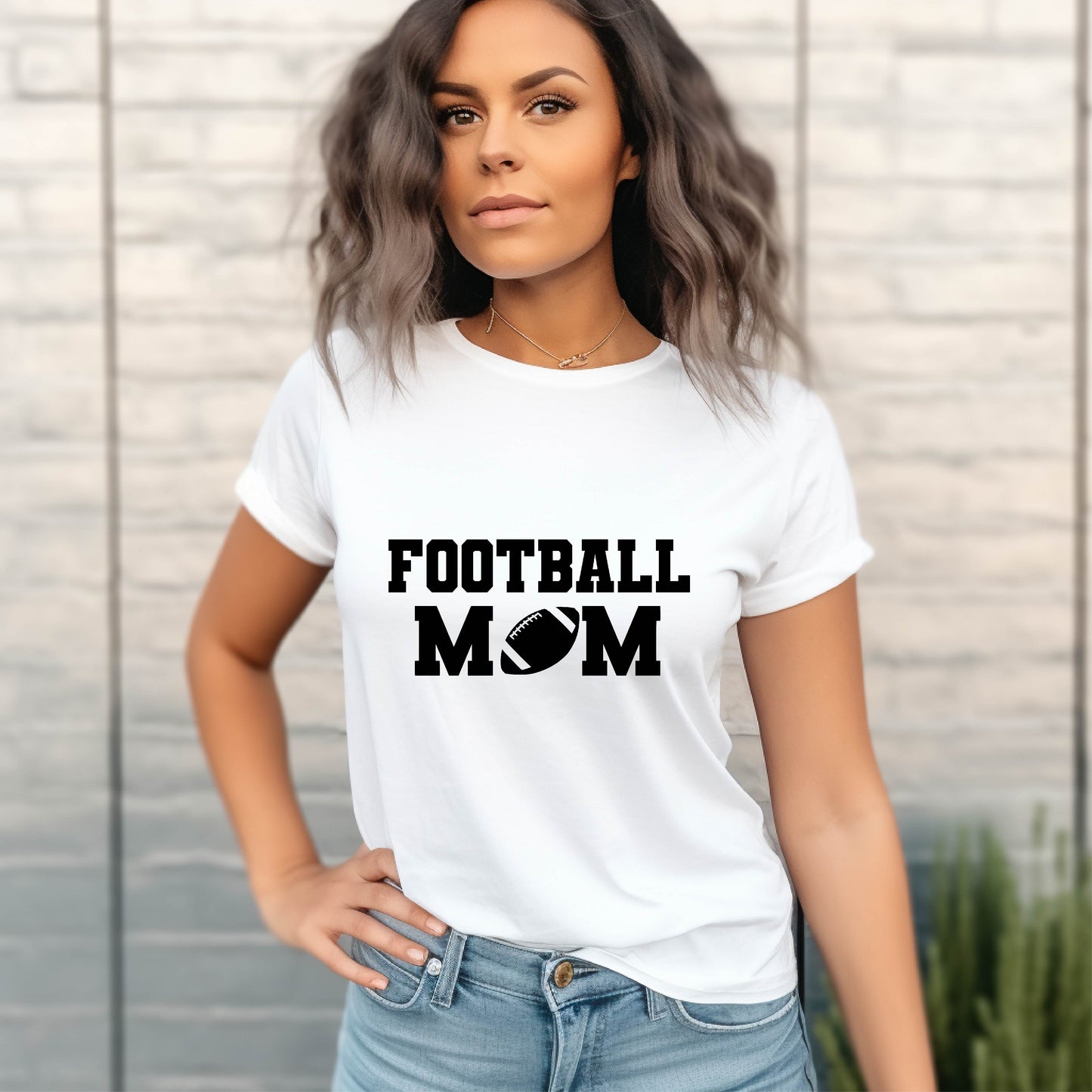 Football Mom Black Font