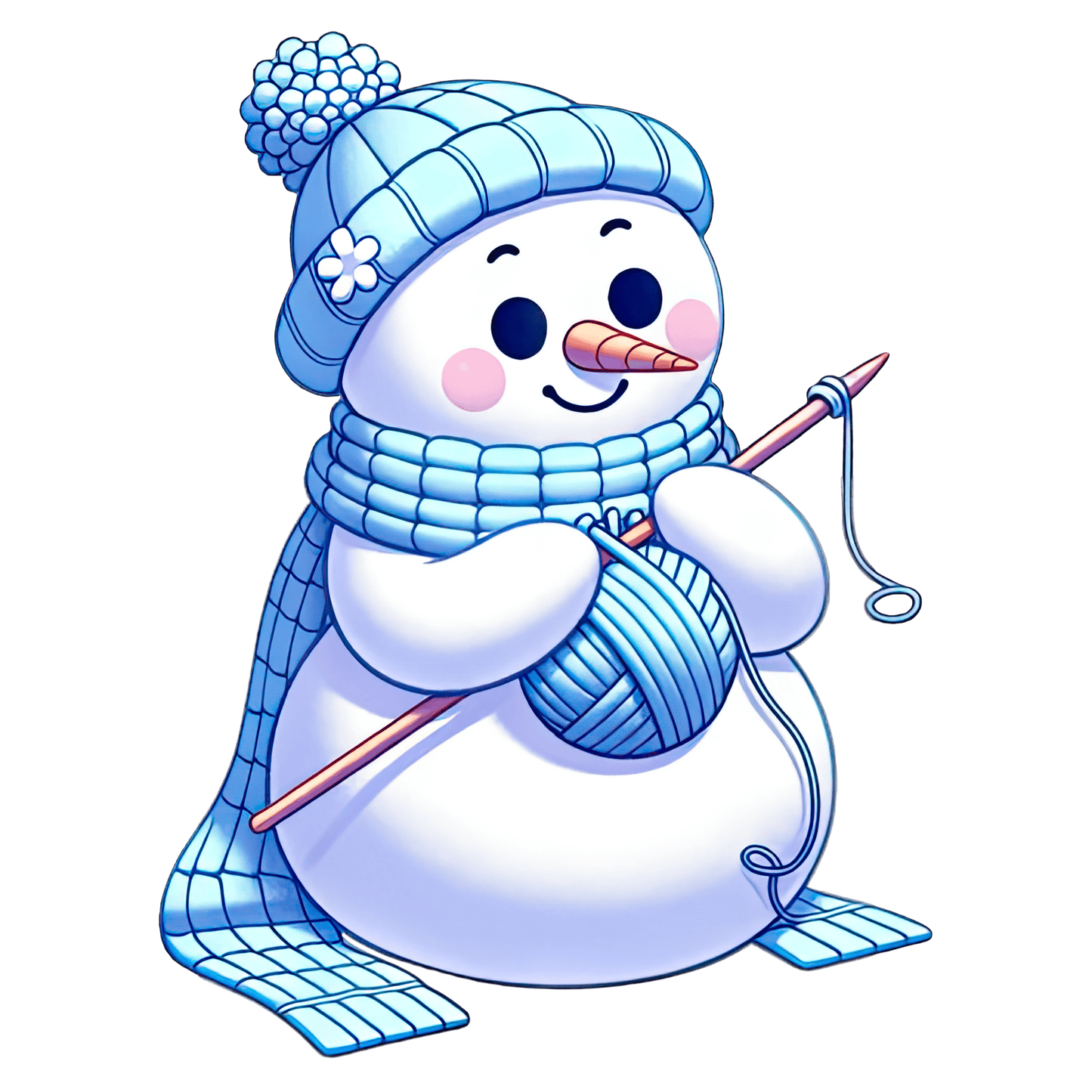 Snowman Eating