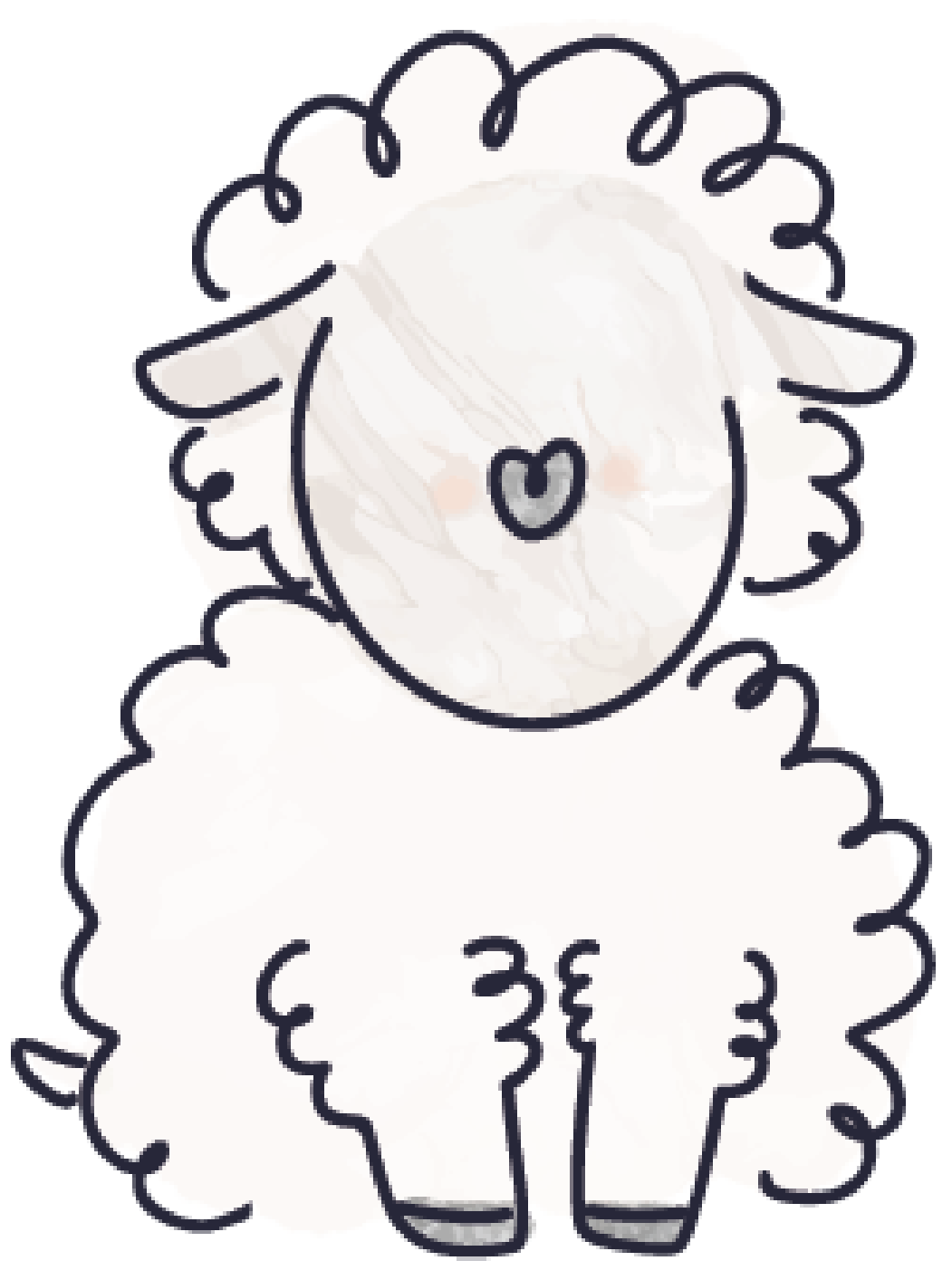 Watercolor Sheep